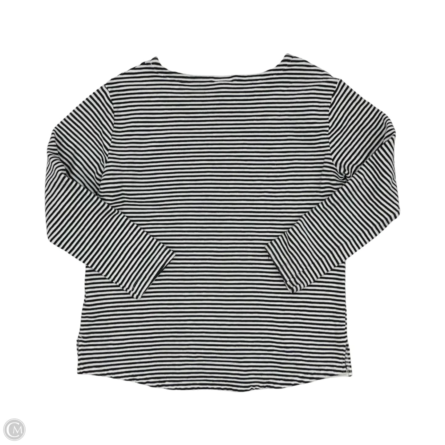 Top Long Sleeve By A New Day In Black & White, Size: Xl