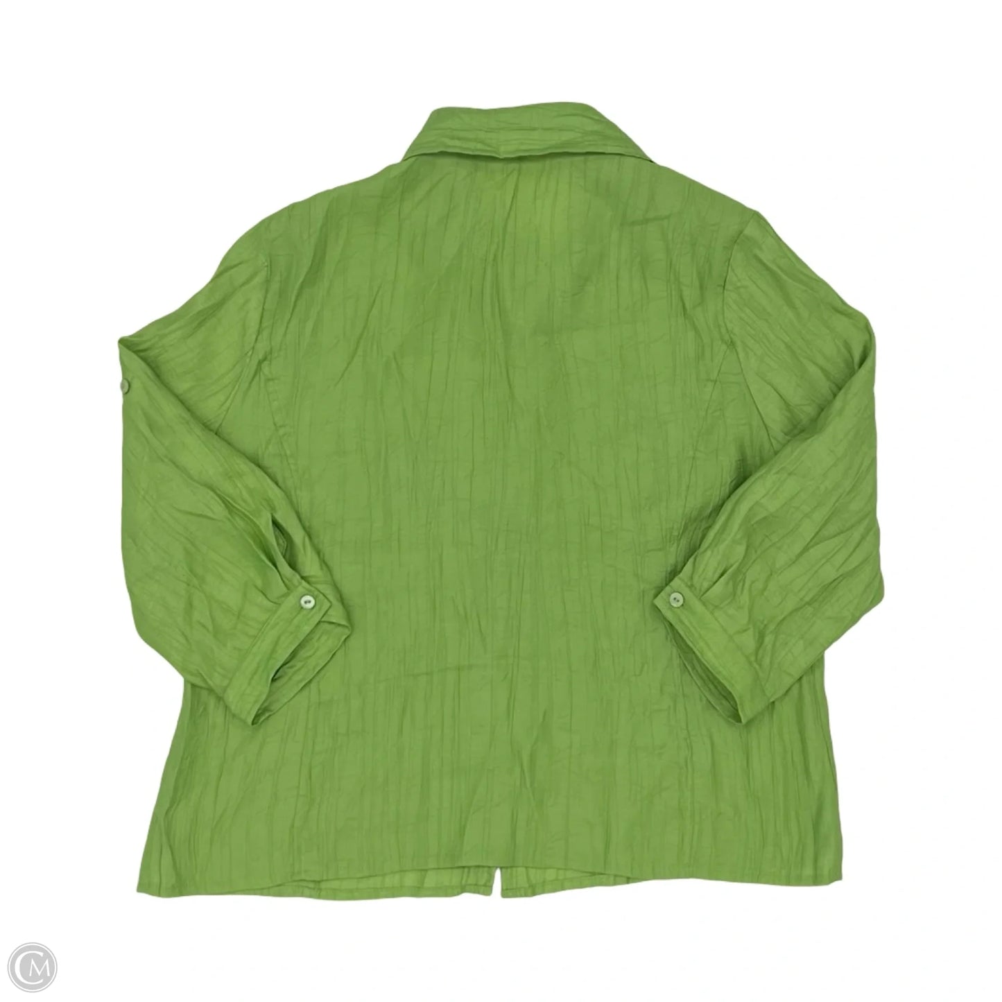 Top Long Sleeve By Clothes Mentor In Green, Size: Xl