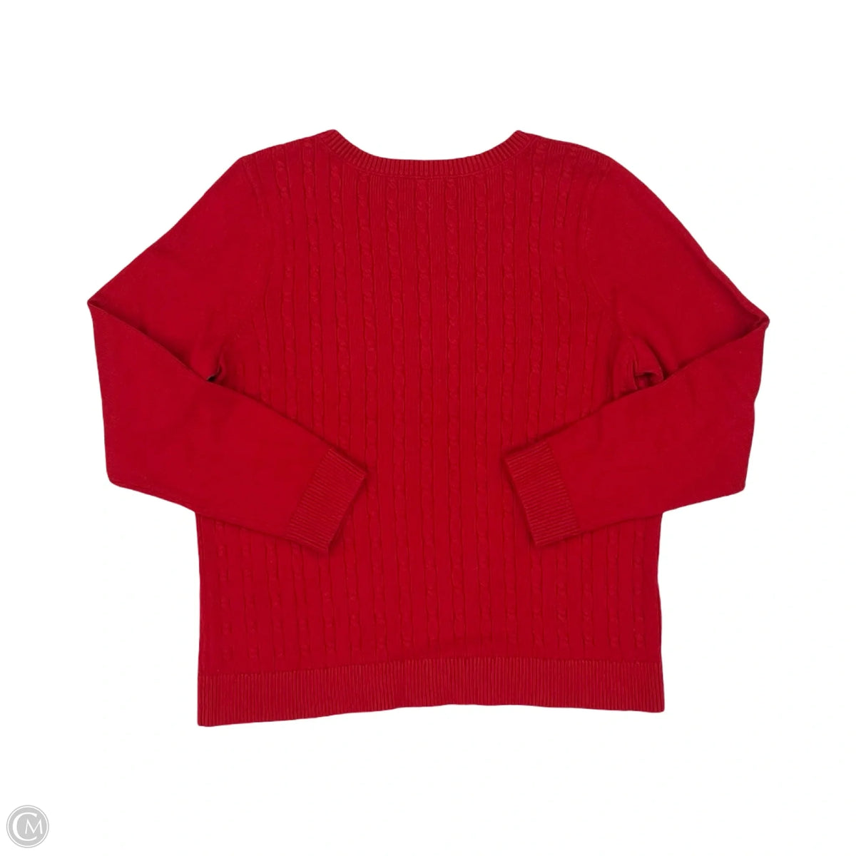 Sweater By Talbots In Red, Size: Xl