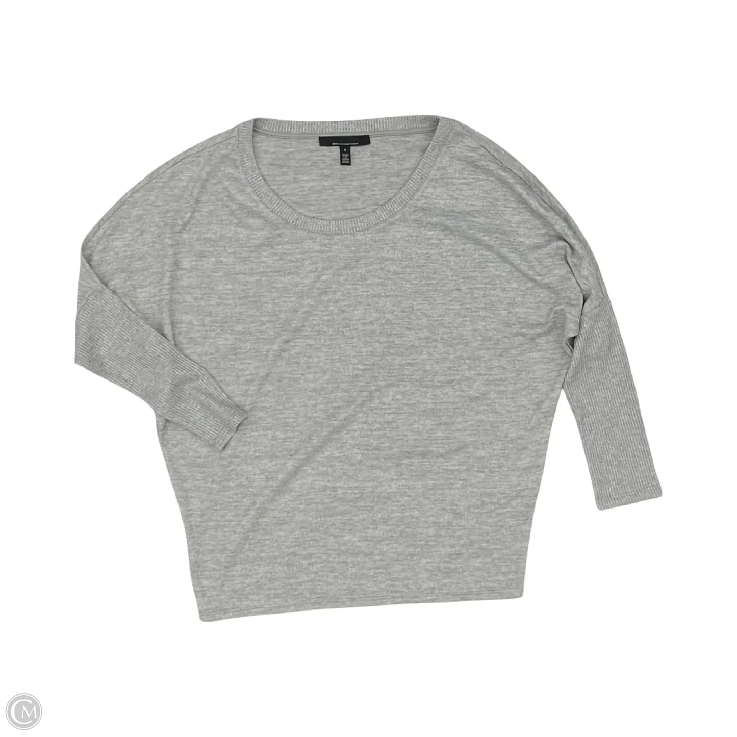 Top Long Sleeve By White House Black Market In Grey, Size: S