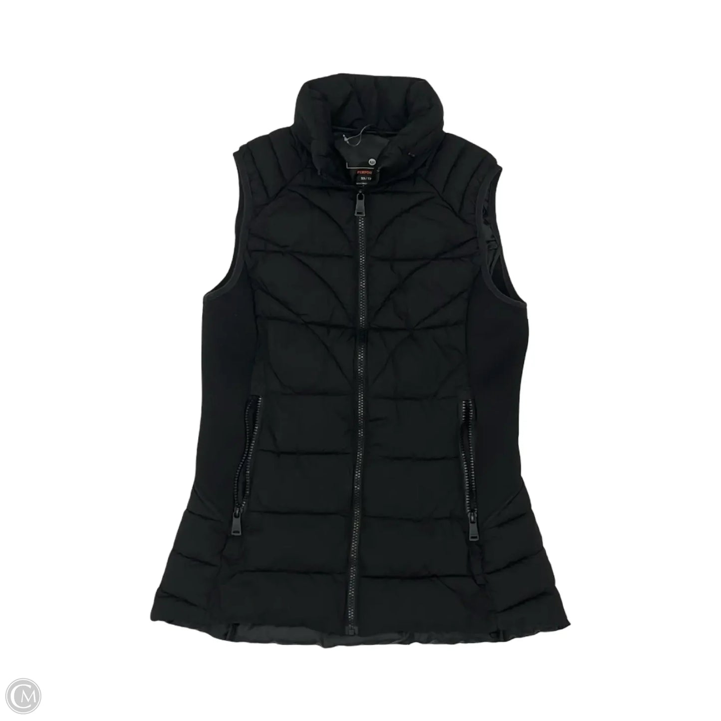 Vest Puffer & Quilted By Clothes Mentor In Black, Size: Xs