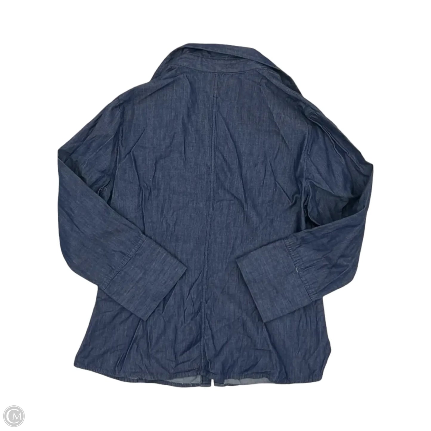 Top Long Sleeve By Zac And Rachel In Blue Denim, Size: Xl