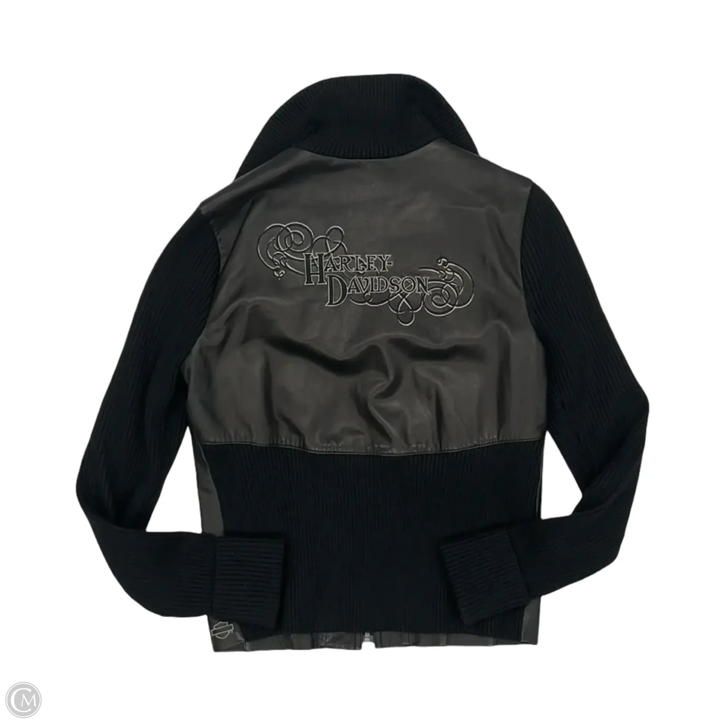 Jacket Leather By Harley Davidson In Black, Size: M