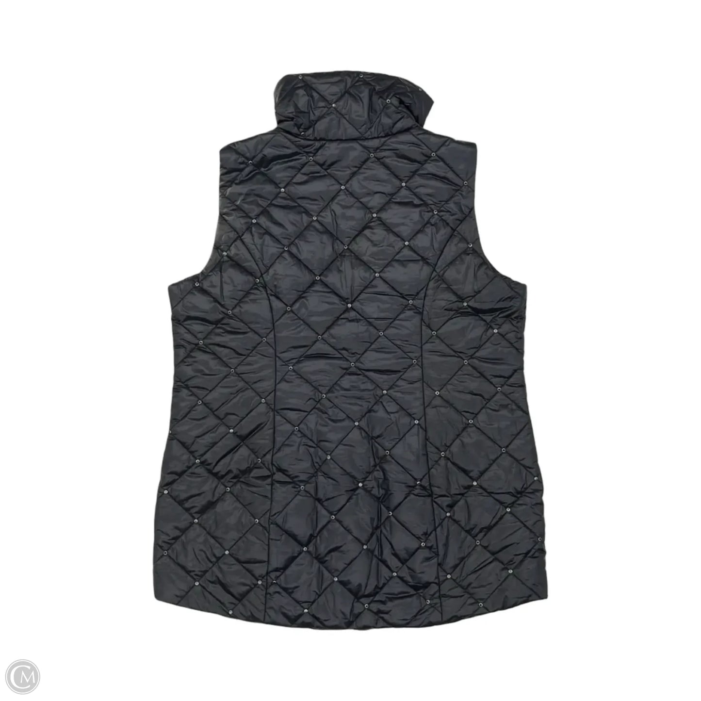 Vest Puffer & Quilted By Chicos In Black, Size: L