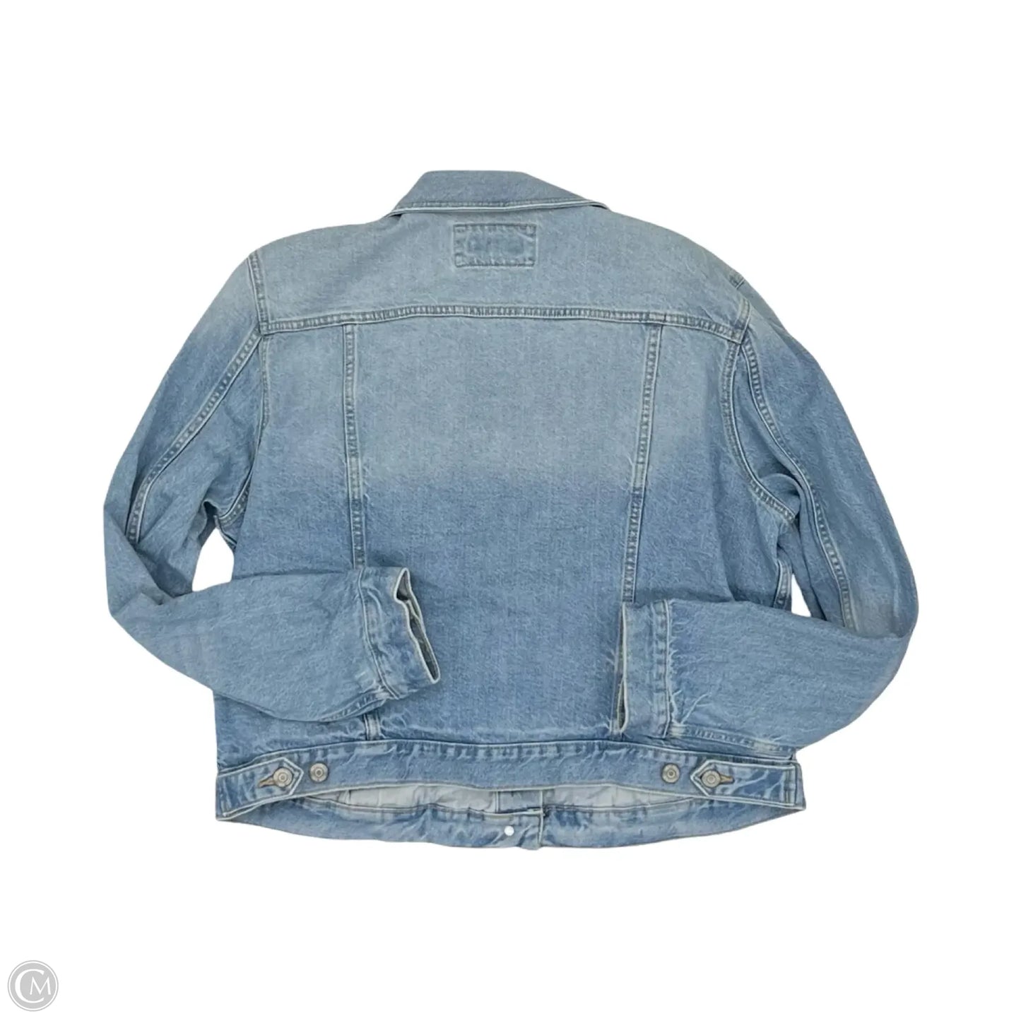 Jacket Denim By Loft In Blue Denim, Size: Xl