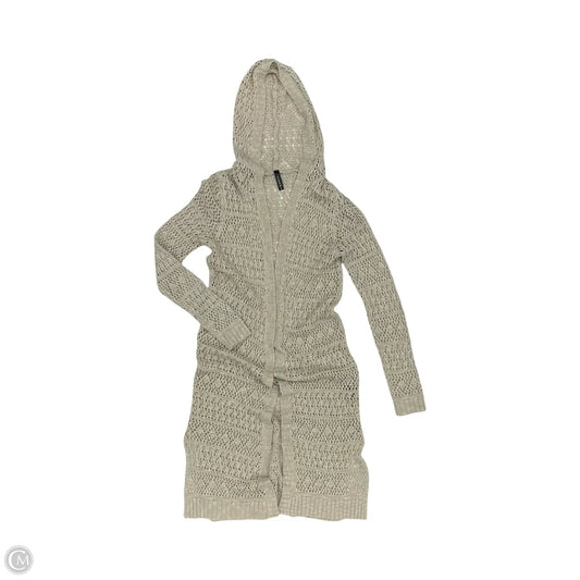 Sweater Cardigan By Full Tilt In Tan, Size: M