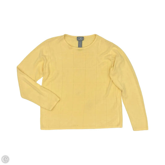 Sweater By Designer Originals In Yellow, Size: Xl