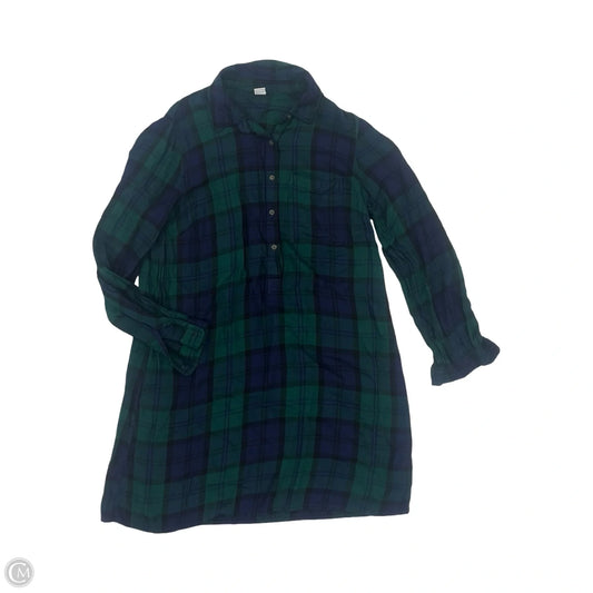 Top Long Sleeve By Old Navy In Blue & Green, Size: S