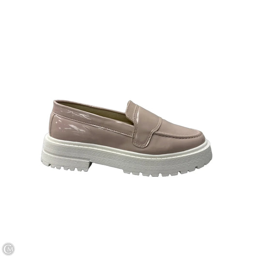 Shoes Heels Block By Clothes Mentor In Pink & White, Size: 9