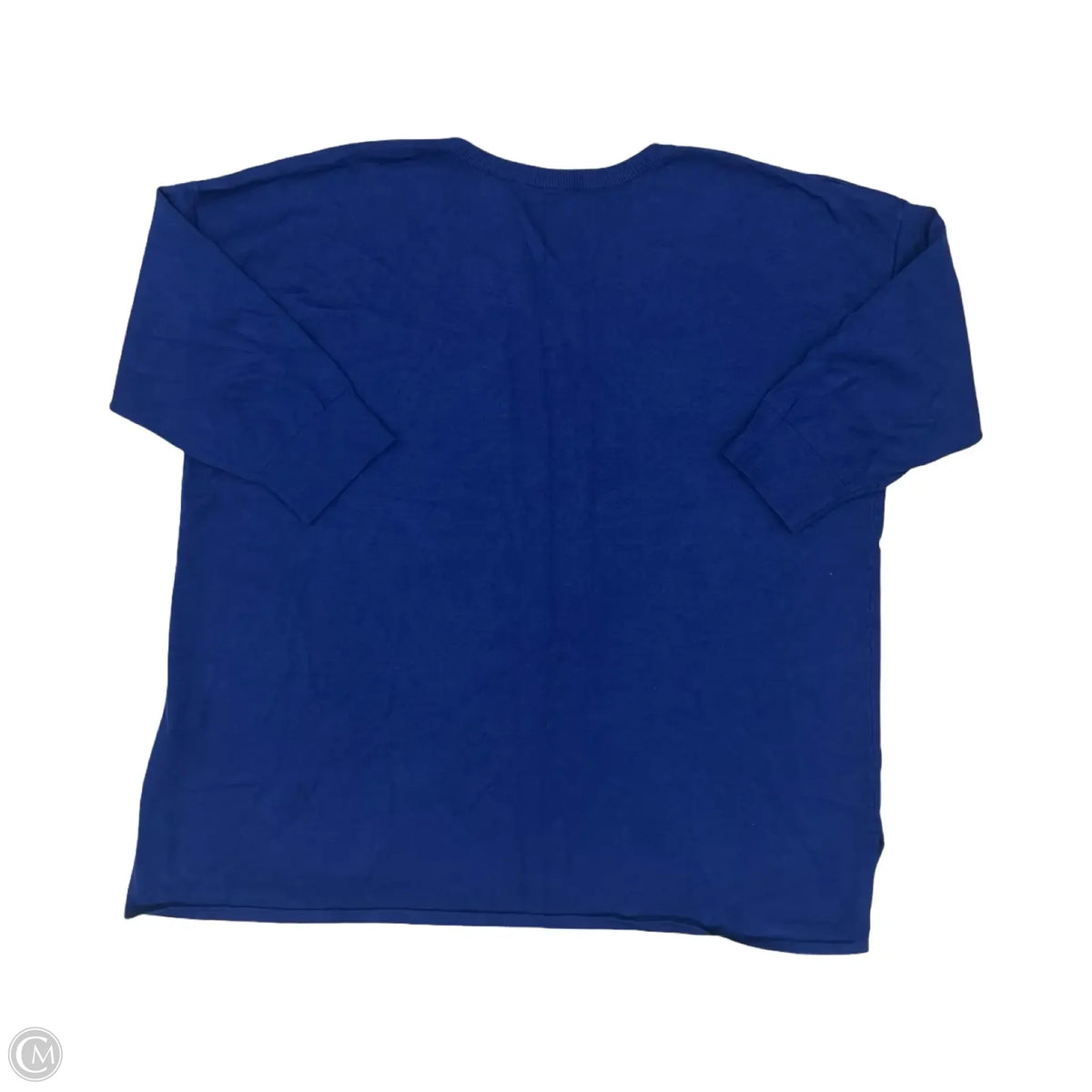 Sweater By Cmc In Blue, Size: 2x