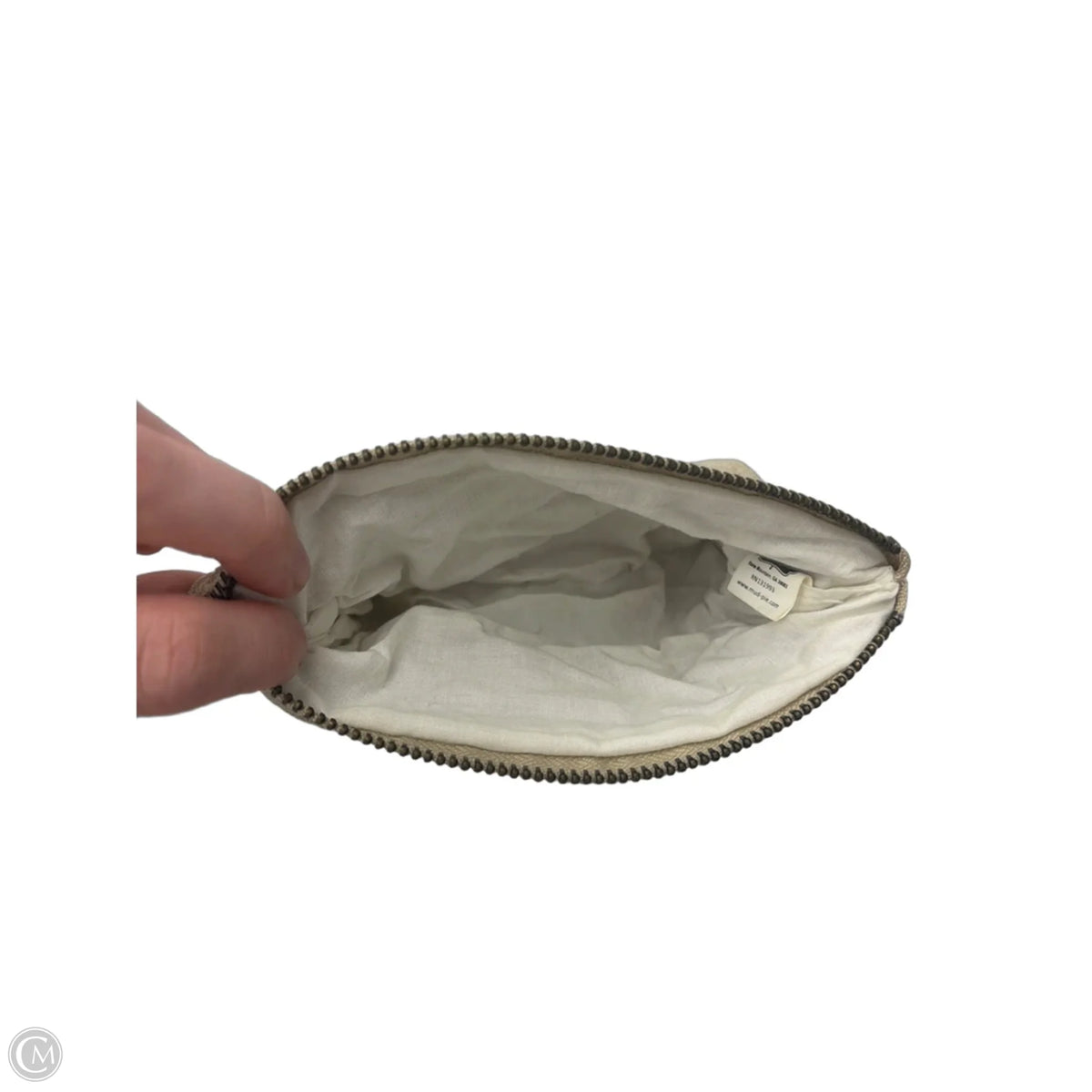 Makeup Bag By Mudpie, Size: Small