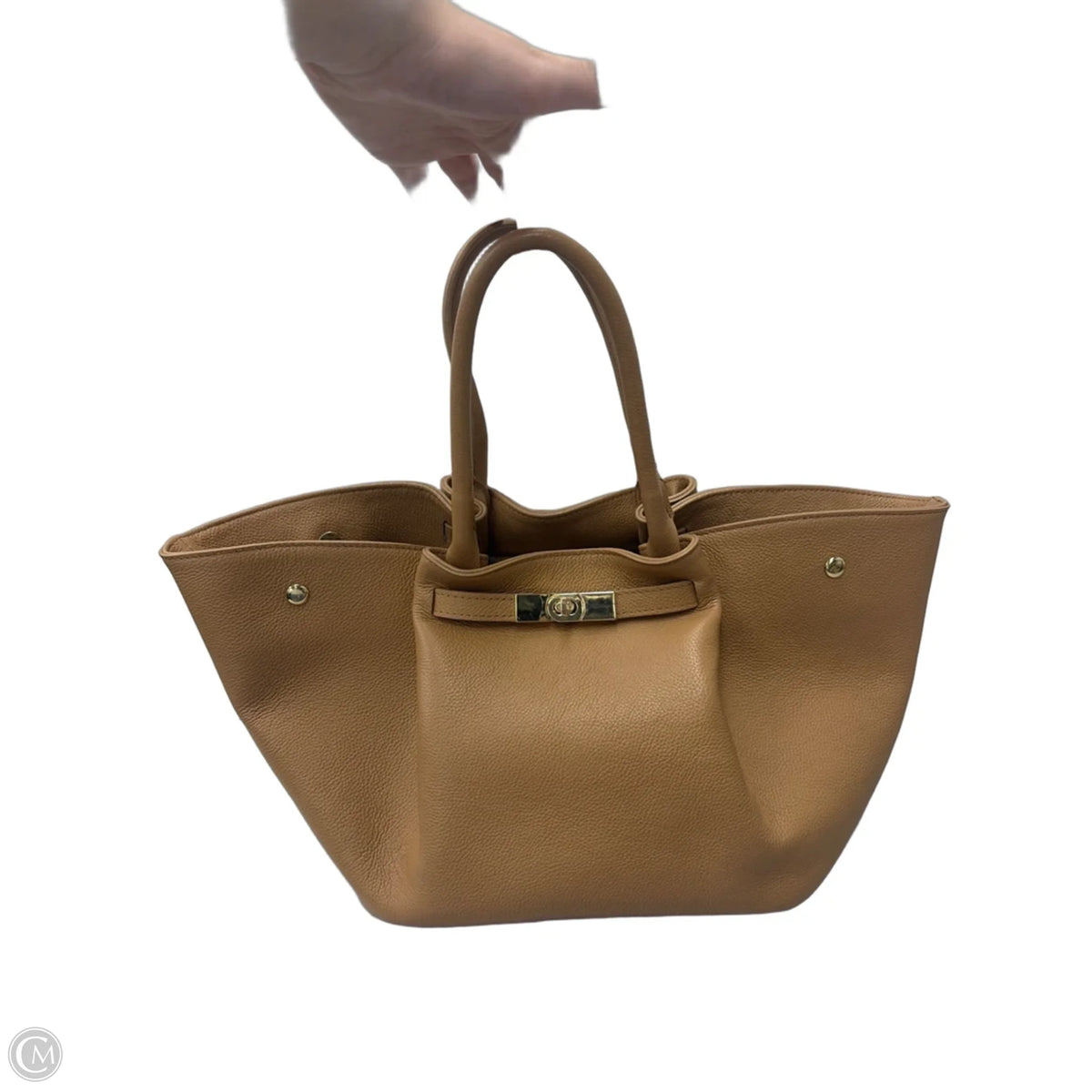 Handbag Leather By Clothes Mentor, Size: Large