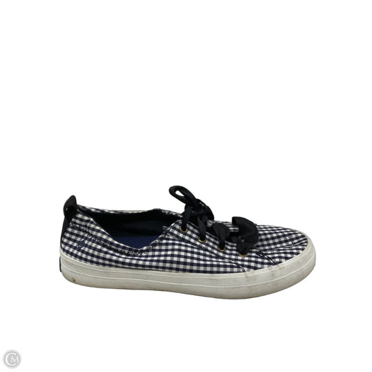 Shoes Sneakers By Sperry In Black & White, Size: 9