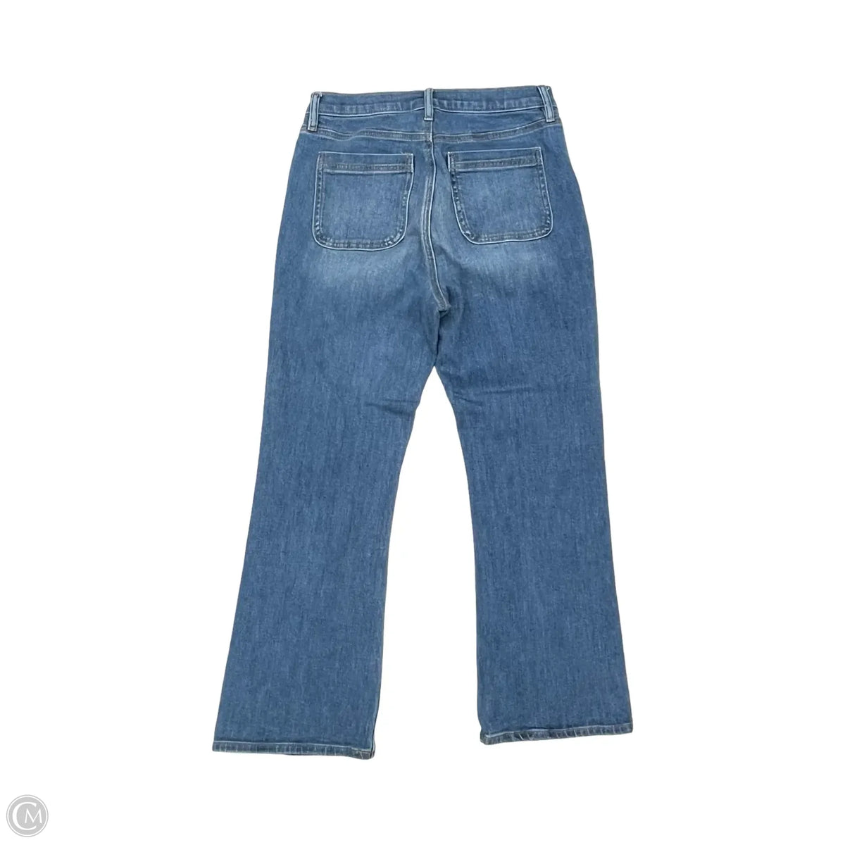 Jeans Cropped By Loft In Blue Denim, Size: 4