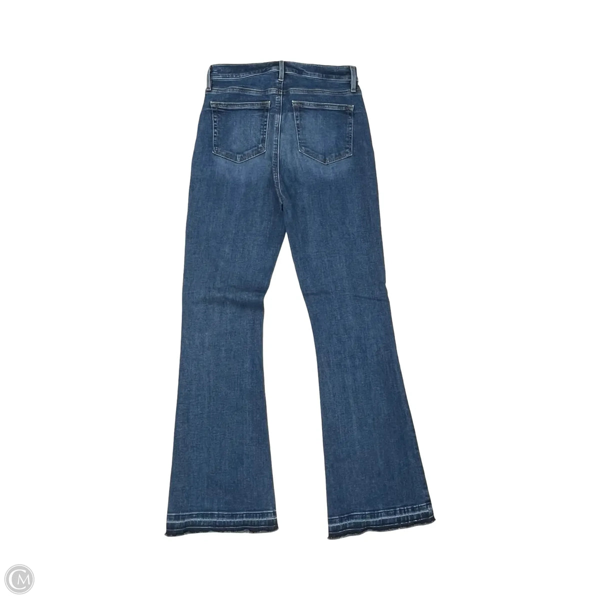 Jeans Flared By Loft In Blue Denim, Size: 4