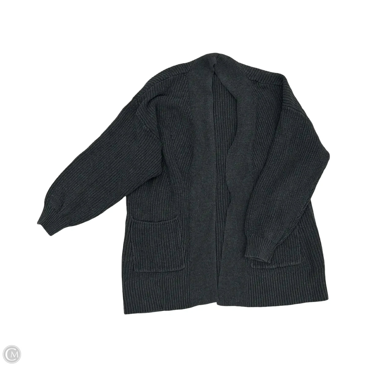 Sweater Cardigan By Universal Thread In Grey, Size: S