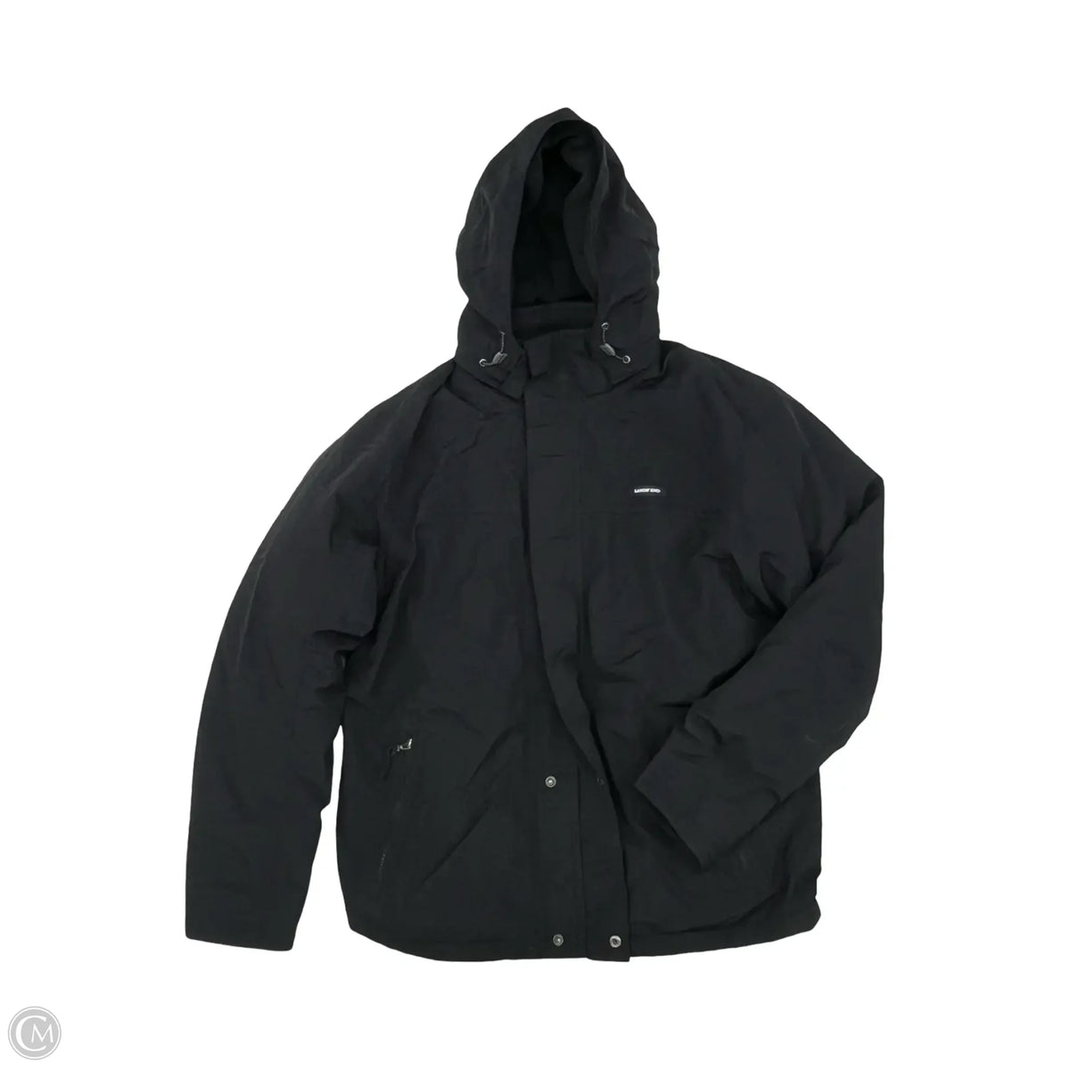 Coat Other By Lands End In Black, Size: M