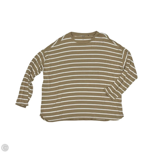 Top Long Sleeve By Gap In Tan, Size: Xl