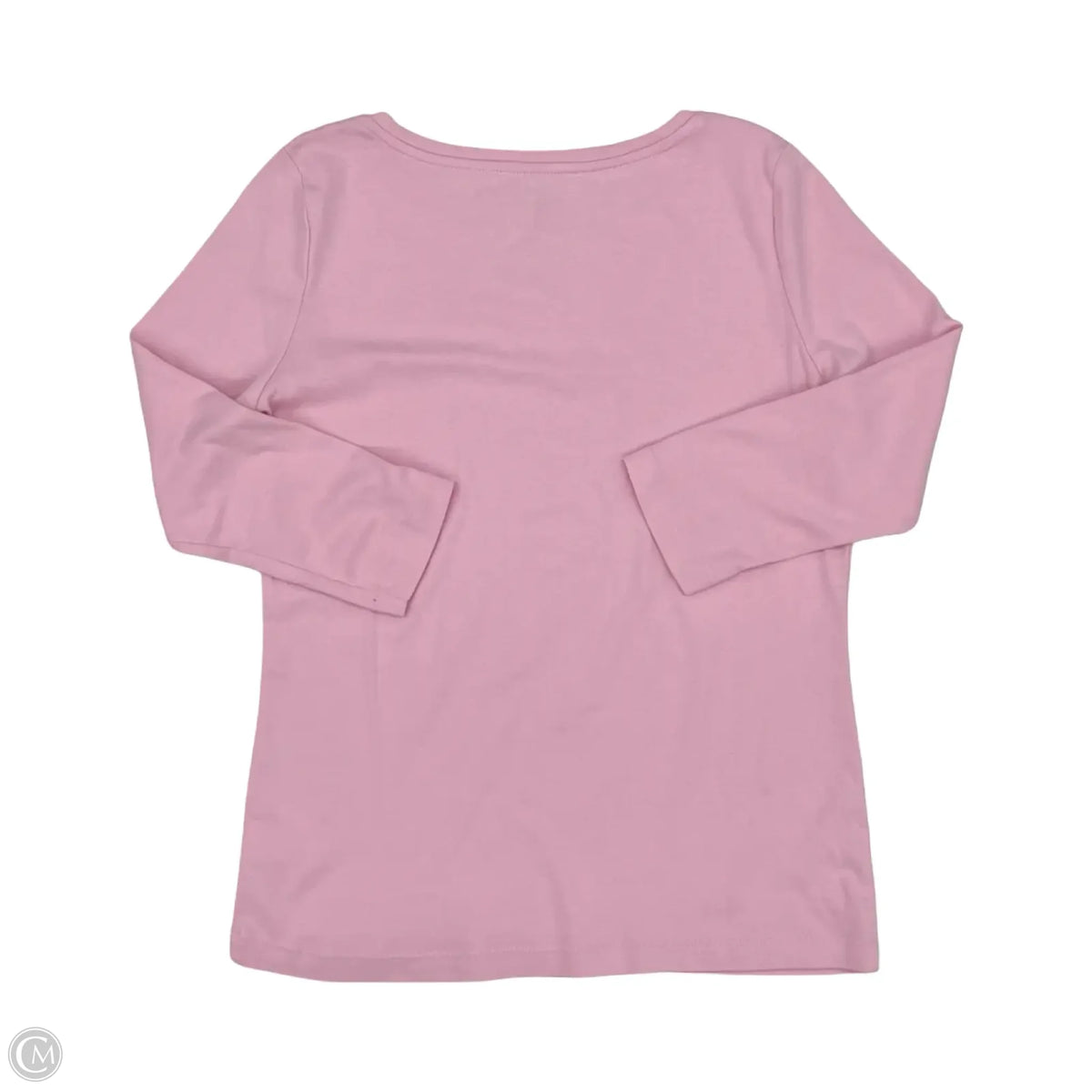 Top 3/4 Sleeve By Talbots In Pink, Size: M