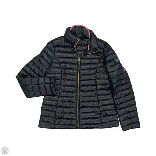 Jacket Designer By Kate Spade In Black, Size: S