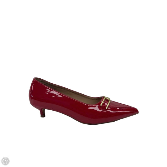 Shoes Heels Kitten By Journee In Red, Size: 8
