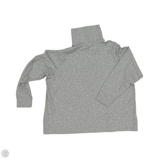 Top Long Sleeve By Lands End In Grey, Size: 2x