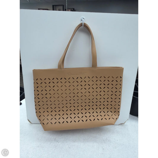 Tote Luxury Designer By Oscar De La Renta, Size: Medium