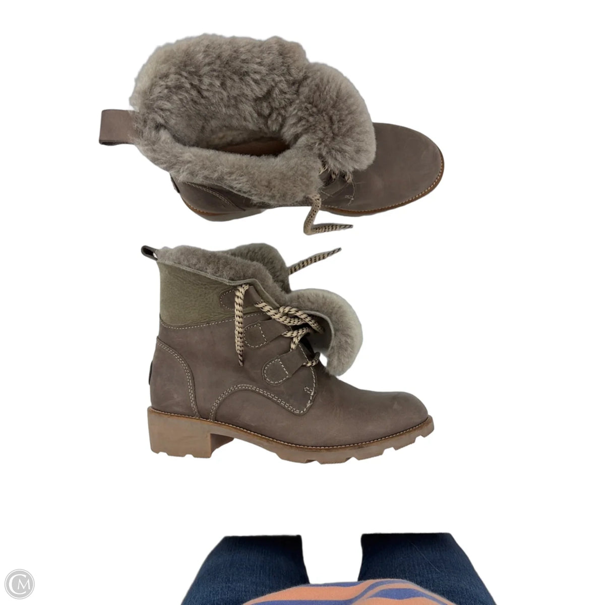 Boots Leather By Emu In Brown, Size: 8