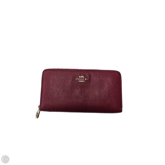 Wallet Designer By Coach, Size: Large