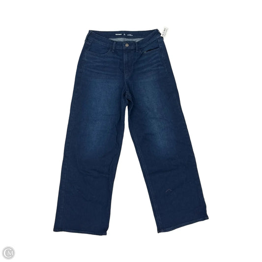 Jeans Wide Leg By Old Navy In Blue Denim, Size: 10p