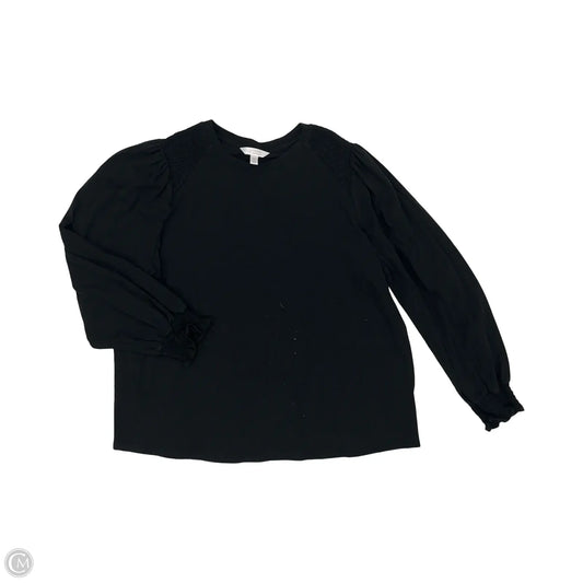 Top Long Sleeve By Lc Lauren Conrad In Black, Size: Xl