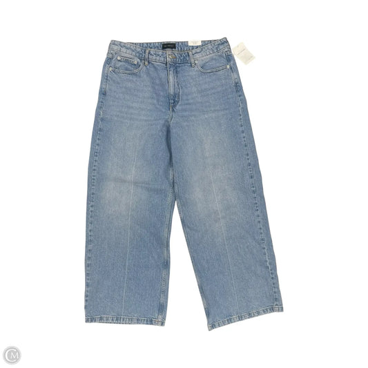 Jeans Wide Leg By Free Assembly In Blue Denim, Size: 14