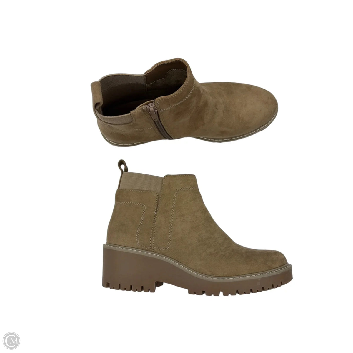 Boots Ankle Heels By Sonoma In Tan, Size: 9