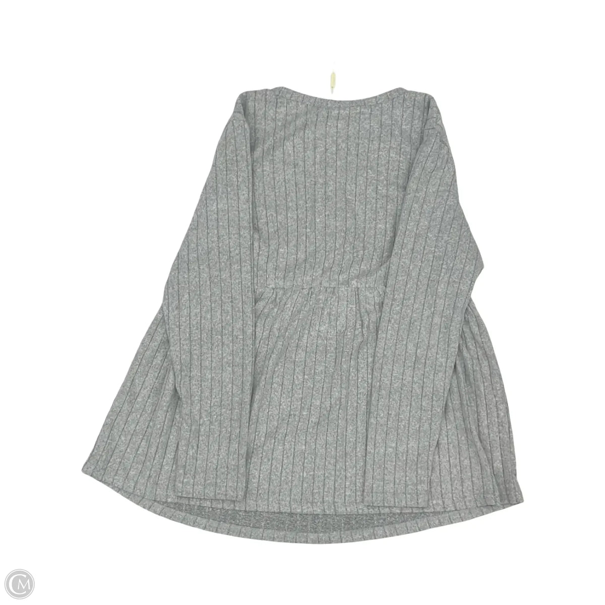 Top Long Sleeve By Ekouaer In Grey, Size: L