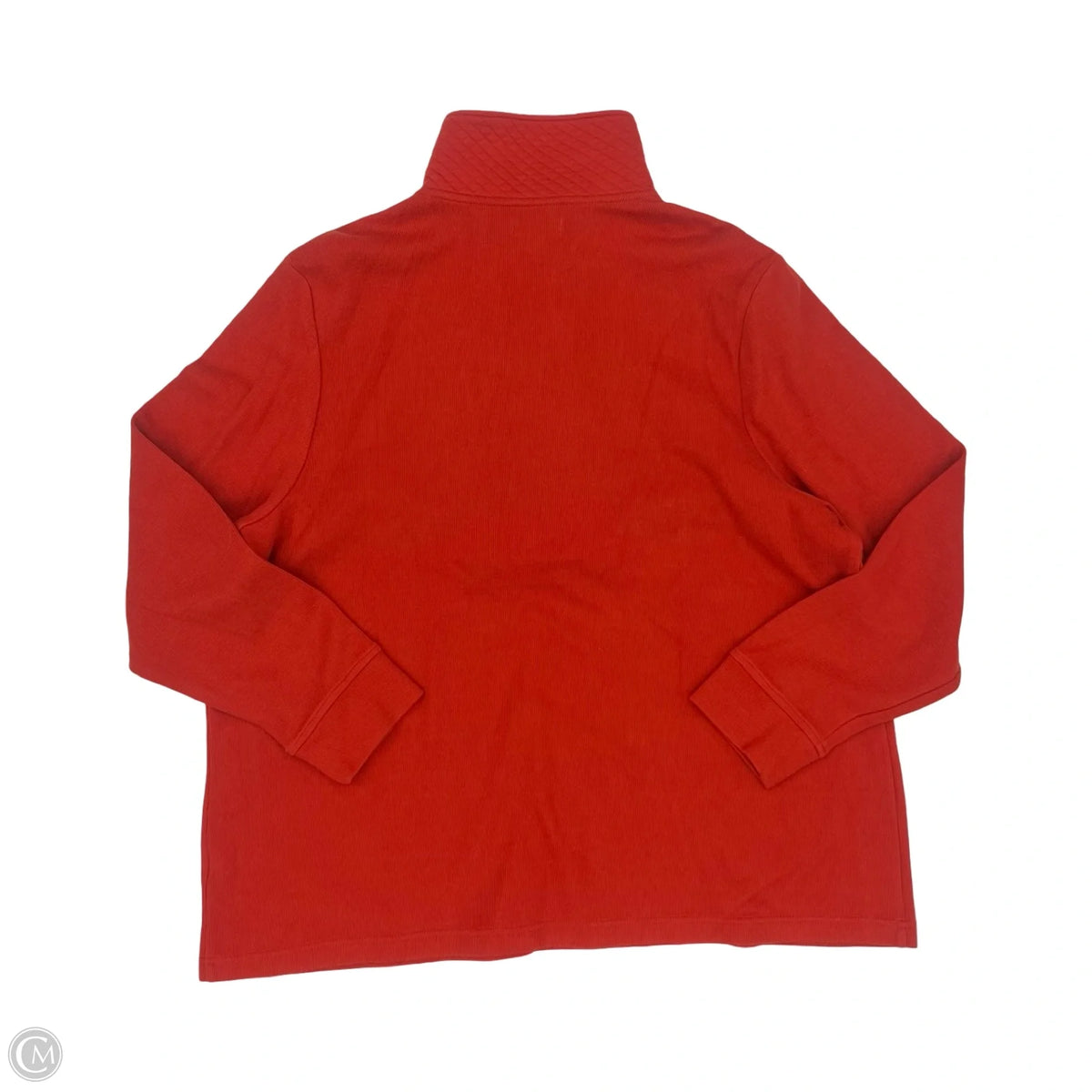 Top Long Sleeve By Studio Works In Red, Size: 3x