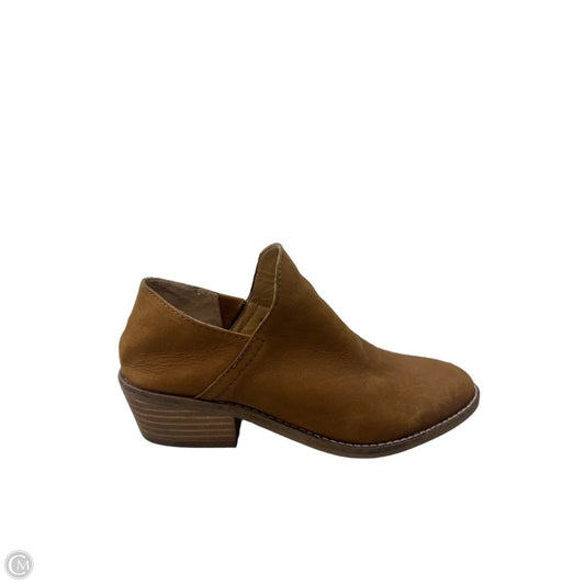 Boots Ankle Heels By Lucky Brand In Brown, Size: 6.5