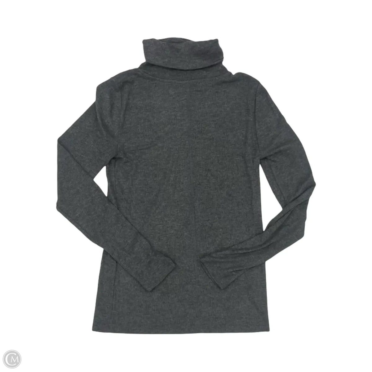 Top Long Sleeve By Loft In Grey, Size: S