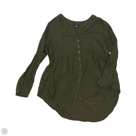 Top Long Sleeve By Torrid In Green, Size: 2x