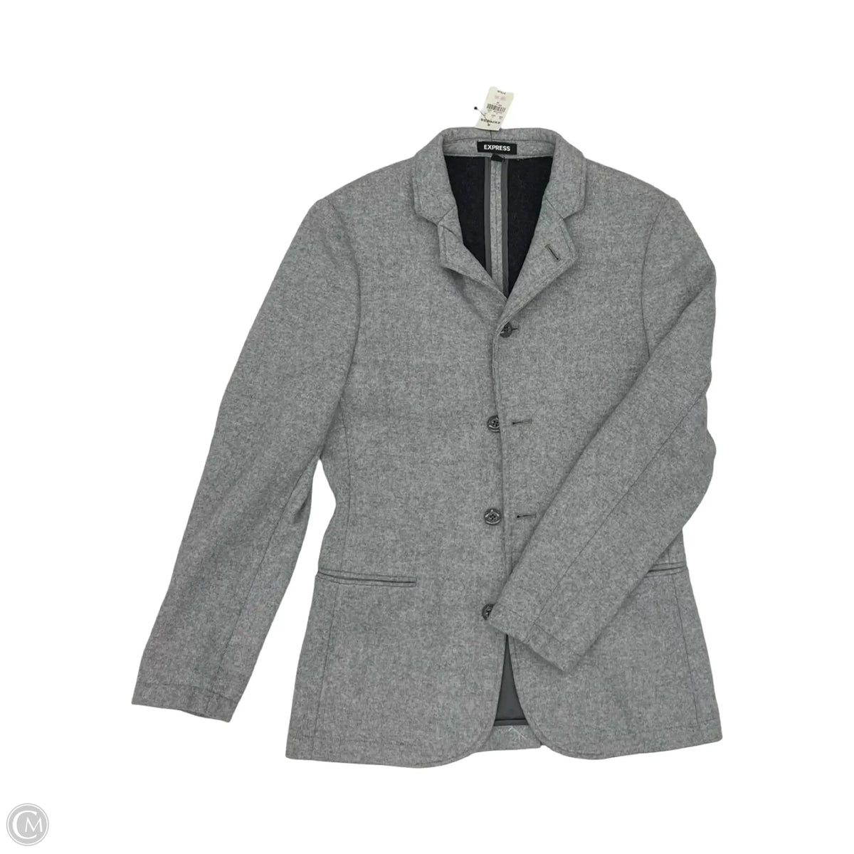 Blazer By Express In Grey, Size: Xs