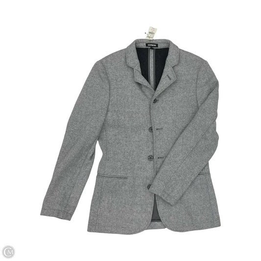 Blazer By Express In Grey, Size: Xs