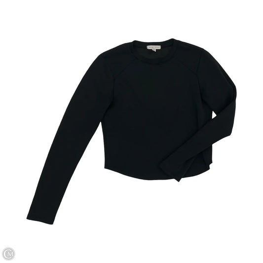 Top Long Sleeve By Moa Moa In Black, Size: L
