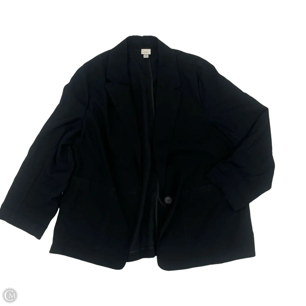 Blazer By A New Day In Black, Size: 1x