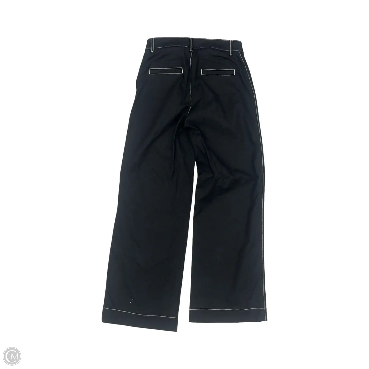 Pants Wide Leg By Loft In Black & White, Size: 0