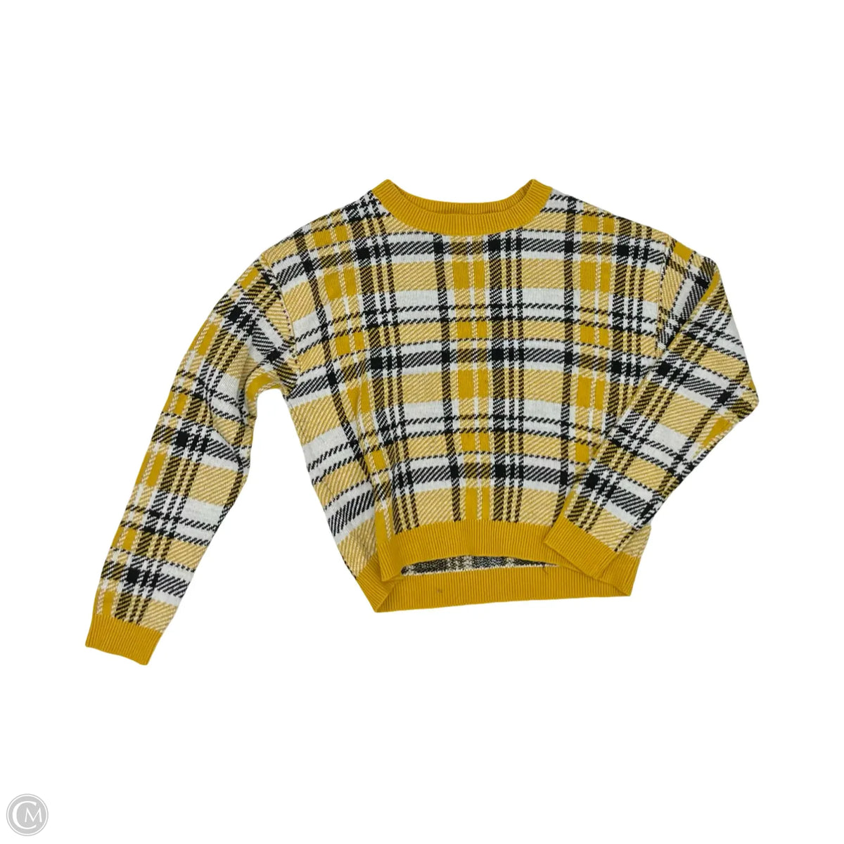 Sweater By Divided In Black & Yellow, Size: M