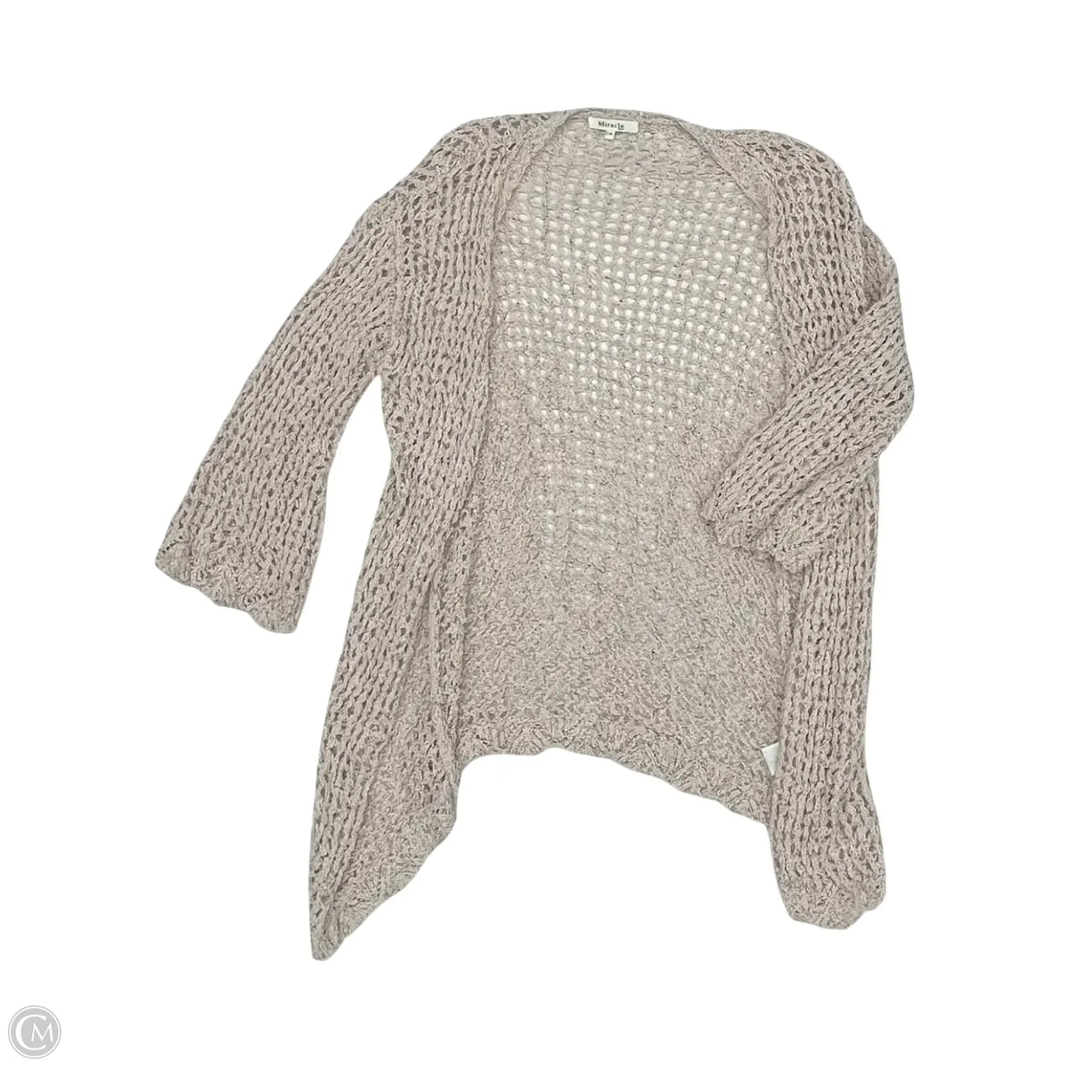 Cardigan By Miracle In Cream, Size: S