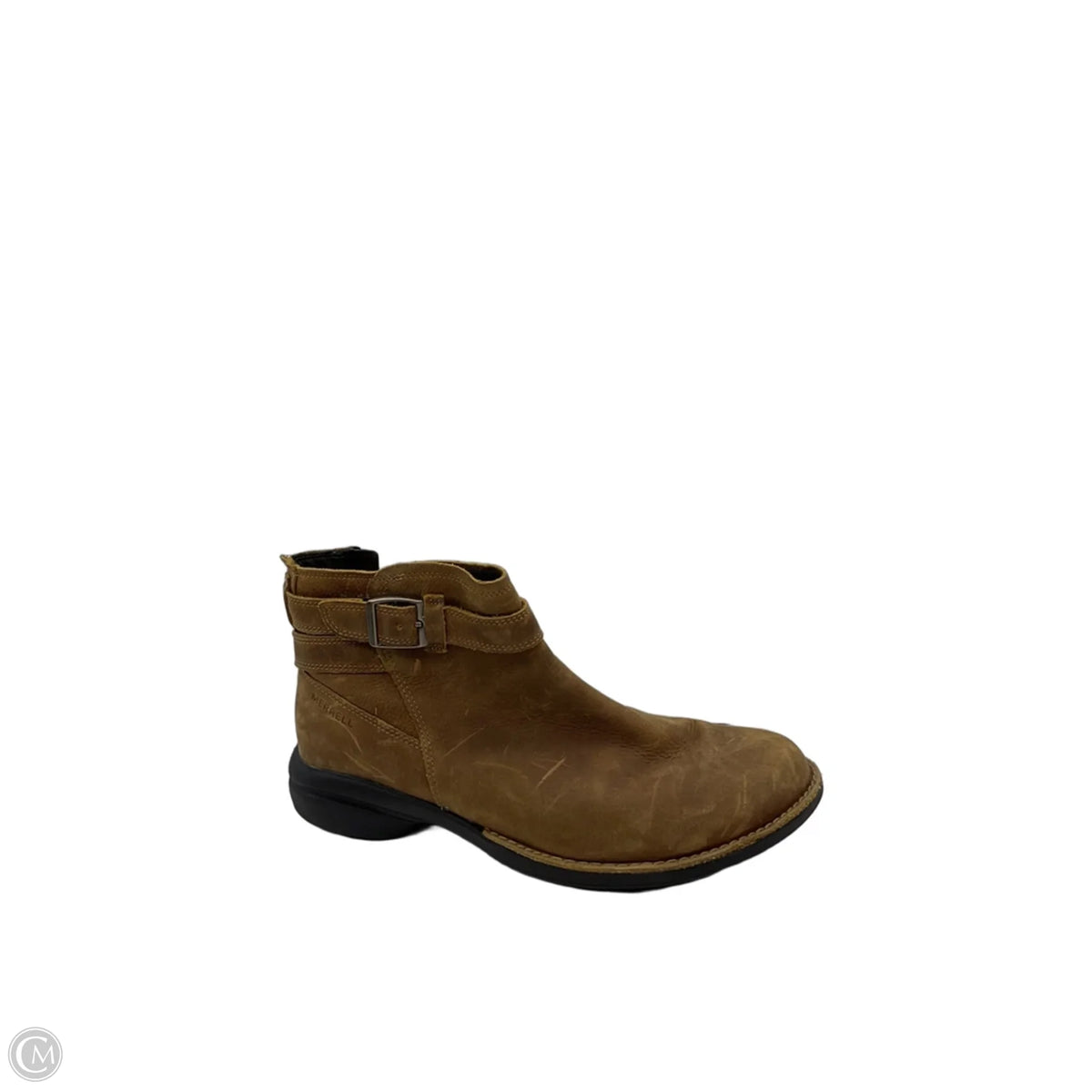 Boots Leather By Merrell In Brown, Size: 9
