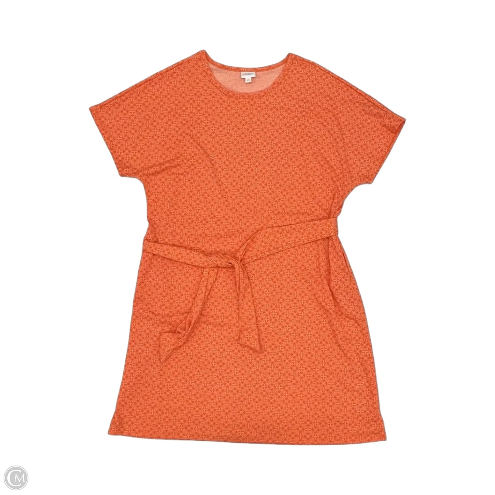 Dress Casual Midi By Lularoe In Orange, Size: 3x