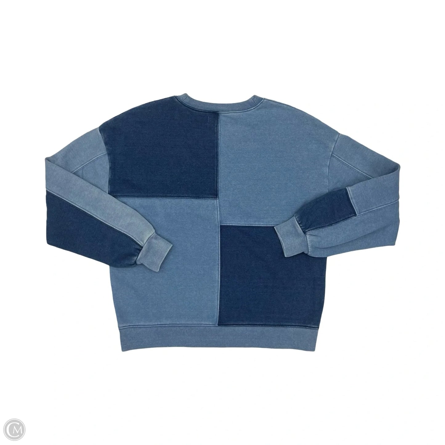 Sweatshirt Crewneck By Madewell In Blue, Size: Xs