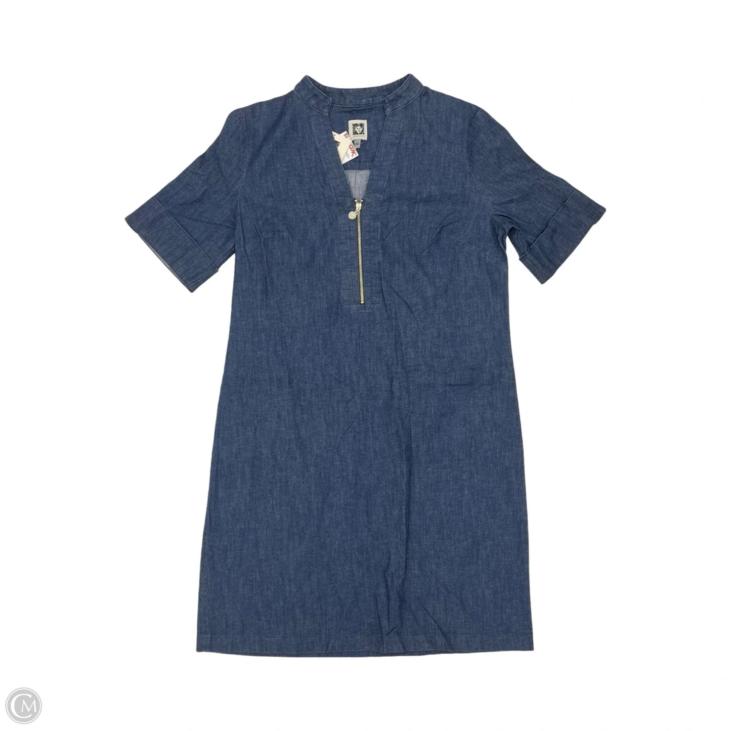 Dress Casual Short By Anne Klein In Blue Denim, Size: 6