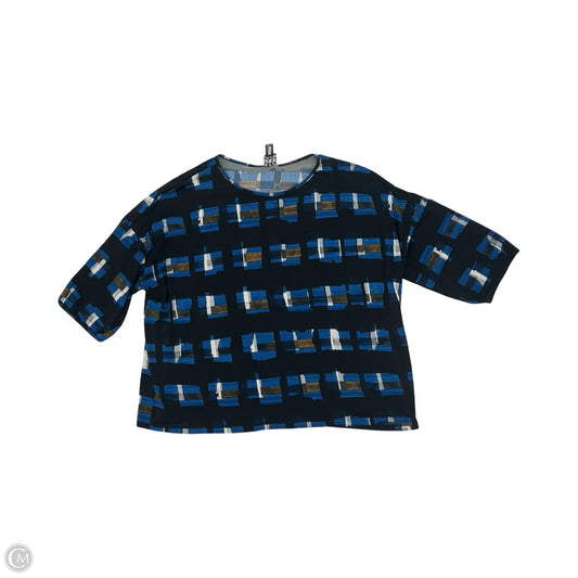 Top 3/4 Sleeve By Clara Sun Woo In Multi-colored, Size: Xl